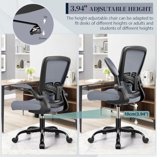FelixKing Office Chair, Ergonomic Comfy Desk Chair with Flip-up Armrests