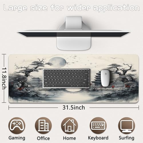 Gaming Mouse Pad, Large Mouse Pads for Desk, Mousepad Desk Matt for Desktop