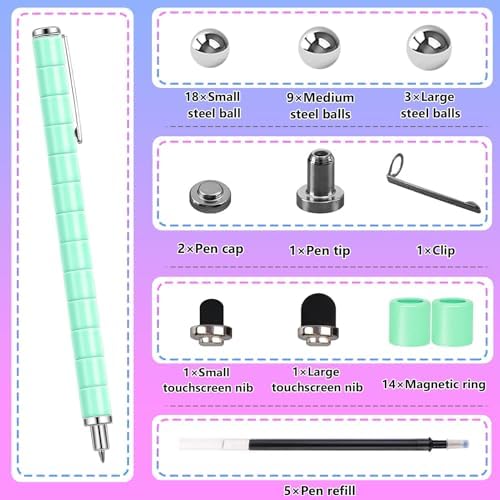 Magnet Pens Gifts for Teen Girls - Graduation Gift for Her Him, Unique Birthday Gifts for Men Women, Cool Gadget for 13 14 15 16 Year Old Boys ADHD Anxiety Relief Desk Toys for Office Workers Teacher