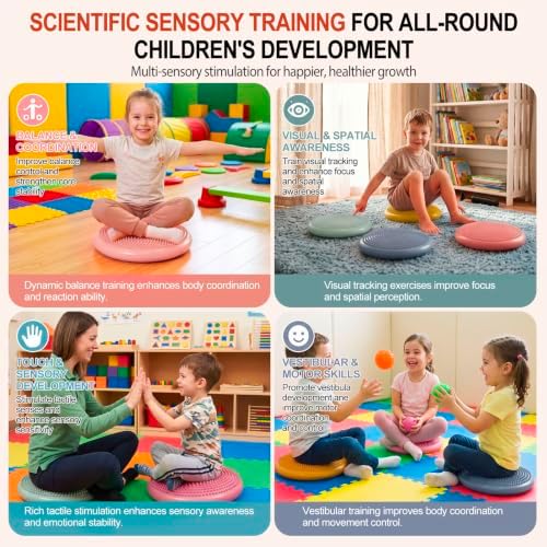Amylove Wiggle Seat Inflated Wobble Cushion for Sensory Kid