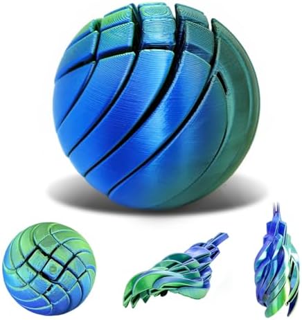 Morphslime Ball, 3D Printed Twisted Sphere Stress Relief Ball Fidget Toys
