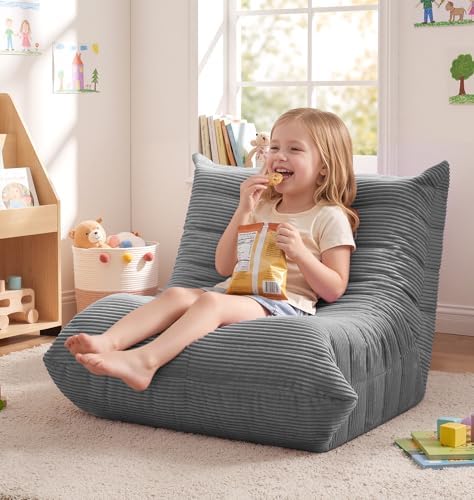 Hobestluk Small Bean Bag Chair Fireside Floor Chair BeanBag Couch Togo Sofa