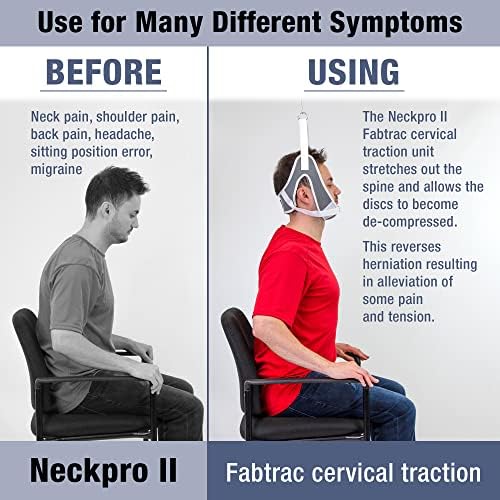 II - Neck Traction Cervical Device Over the Door Home Neck Stretcher Hammock for Pain Relief, Pinched Nerve Pain, Posture Corrector, Decompression