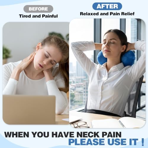 Colingmill 1 Pc Neck Pillow for Recliner Chair Headrest,Blue