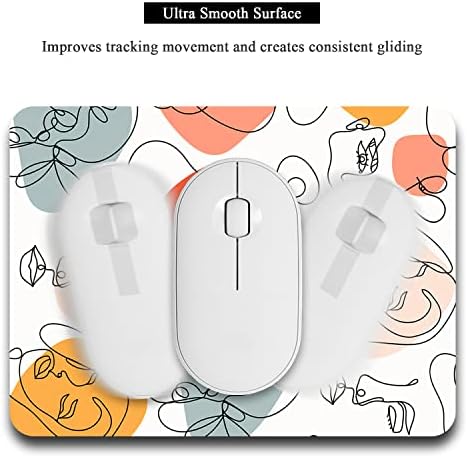 Small Mouse Pad, Mini Mouse Pad 6 x 8 Inch, Thick Rubber Waterproof Mouse Mat, Cute Mousepad for Women Men Kids Wireless Mouse Mini Laptops Keyboard Tray Home Office Travel