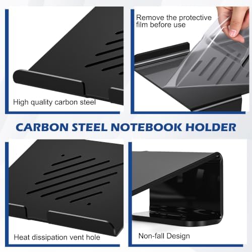 Slim Acrylic Laptop Stand, Black, 11-17Inch