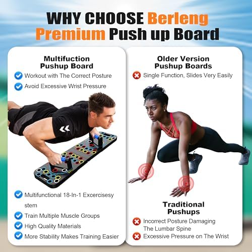 Push Up Board,Foldable Pushup Board for Man,Portable 30 in 1 Push Up Bar