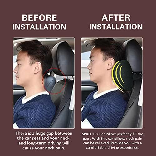 Super Comfy Car Headrest Pillow, Softness Car Pillow for Neck Pain Relief