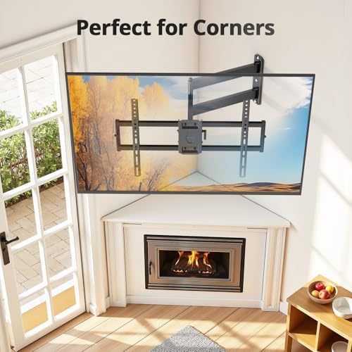USX STAR Corner TV Wall Mount Long Arm Full Motion for 55 65 70 75 inch TVs