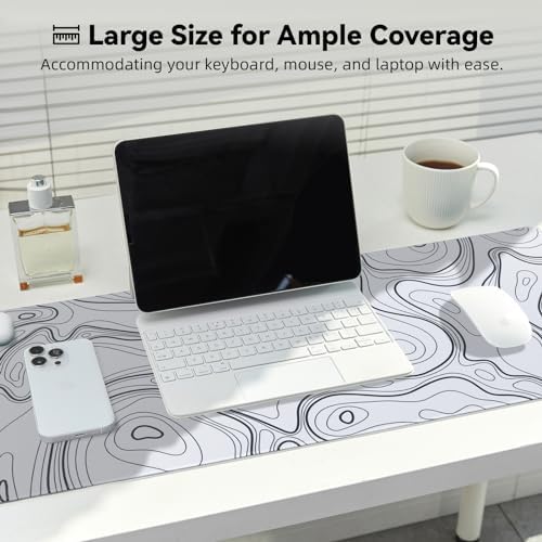 Reniteco Waterproof Large Office & Gaming Mouse Pad, 31.5" x 11.8" x 0.12"