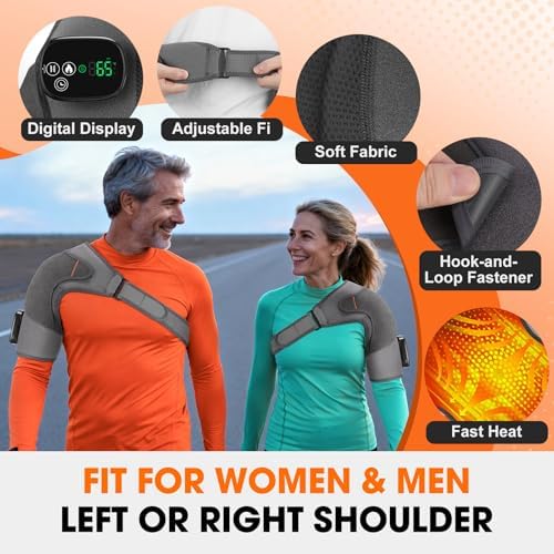 BAISEMAIN Shoulder Heating Pad with Massage Shoulder Massager