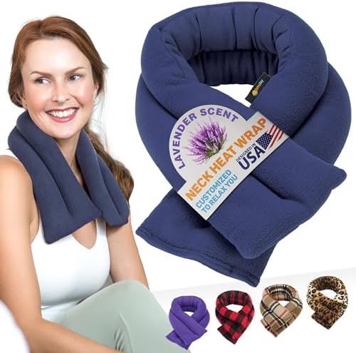 SunnyBay Lavender Heating Pad, Neck and Shoulder Wrap, 26x5 inch