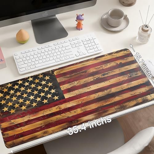 Mouse Pad Gaming - Desk Mat for Keyboard and Mouse - Large Mouse Pad for Desk, Mousepad (35.4" X 15.7") with Non-Slip Base, Desks Pad Mat Office and Home
