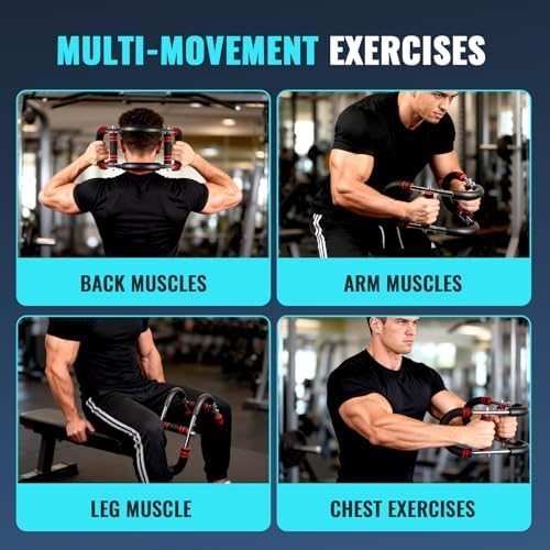 Twister Arm Trainer, Adjustable Chest Workout Equipment for Men & Women, Home Gym Strength Trainer