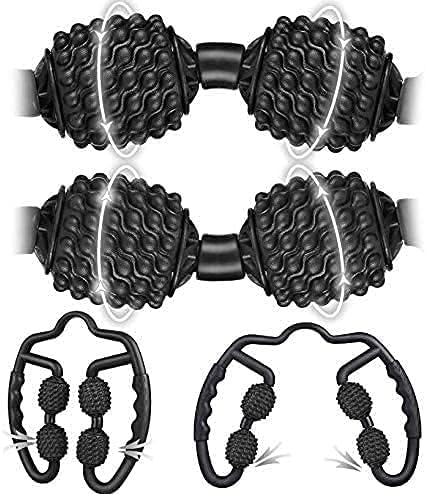 Shadowfit Muscle Massager Roller, Trigger Point Foam Roller for Calves, Legs, Arms, Shin Splints, Massage Tool to Relieve Soreness, Stiffness, and Tight Muscles, Cellulite Deep Tissue Massaging