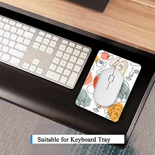 Small Mouse Pad, Mini Mouse Pad 6 x 8 Inch, Thick Rubber Waterproof Mouse Mat, Cute Mousepad for Women Men Kids Wireless Mouse Mini Laptops Keyboard Tray Home Office Travel