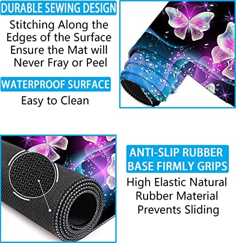 Large Mouse Pad with Wrist Rest, 4-in-1 Wrist Rest for Keyboard and Mouse