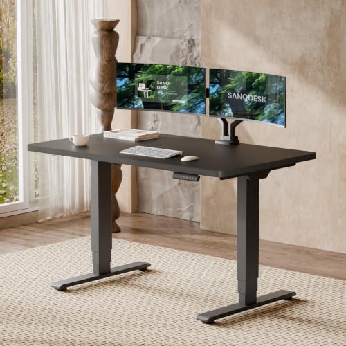 SANODESK Dual Motor Standing Desk 220lbs Height Adjustable Desk