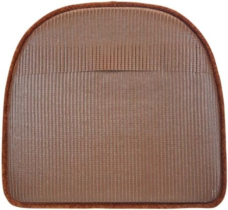 Klear Vu Raindrop The Gripper Non Slip Chair Cushions, Soft & Comfortable Seat Pad, Sitting Pillow for Kitchen, Dining or Office, 6 Count (Pack of 1), Cayenne