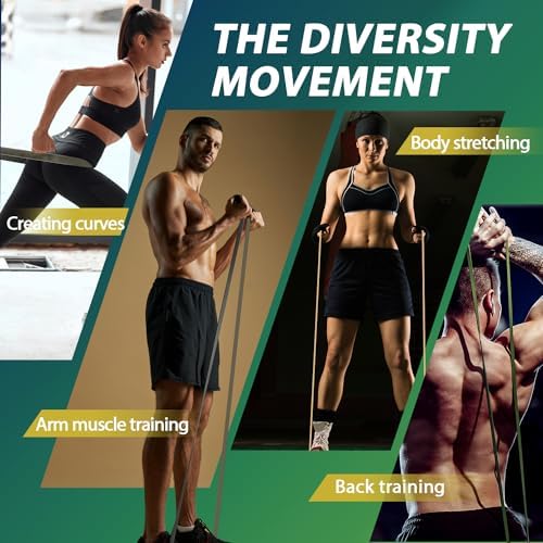 LEEKEY Resistance Bands Set for Pull Up Assistance & Exercise