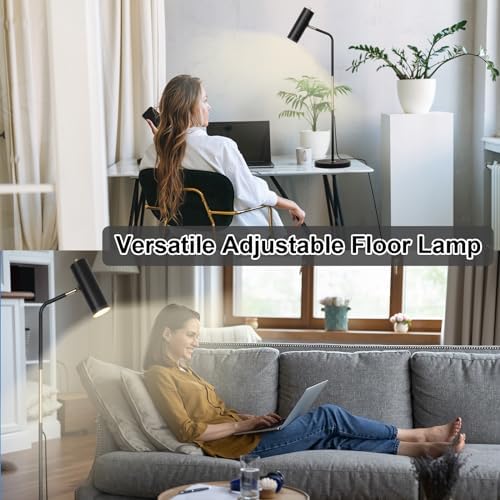LALISU Floor Lamp, Industrial Floor Lamps for Living Rooms & Bedrooms