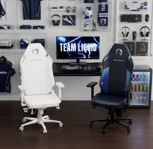 Blacklyte Athena Pro Gaming Chair, Team Liquid Blue, Leatherette