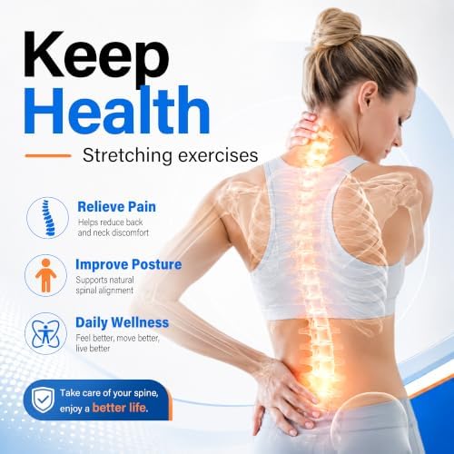 SPRING SEAON Neck Stretcher Adjustable Neck Traction Strap (Black)