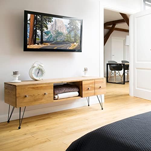 Mount-It! Tilting TV Wall Mount 24-32 in, 1.65 in Profile, Quick Release