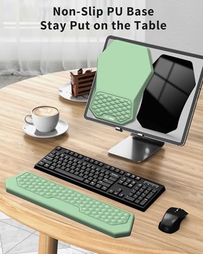 Ergonomic Mouse Pad with Wrist Rest Support for Carpal Tunnel Pain Relief