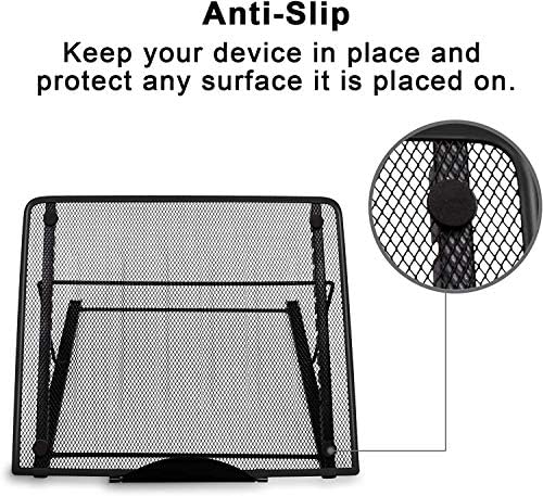 Fayet Large Version Adjustable Light Pad Stand, 12 Angle Points Skidding Prevented Holder for XP-Pen Artist, Compatible with 10" ~ 17" Notebooks, Drawing Monitor/Huion A2 A3 Light Board