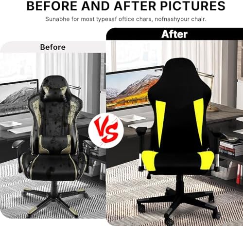PEKJI Gaming Chair Covers Only, Stretchable Thick Breathable Wear Resistant