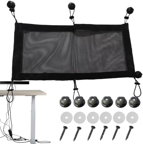 Cable Management Under Desk Space-Saving Large Capacity Adjustable