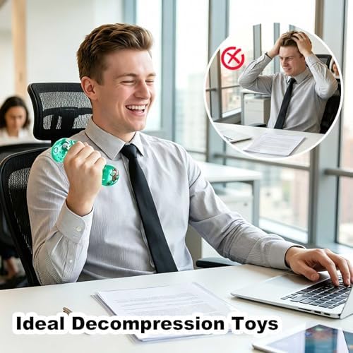 Slow Rising Squishy Fidget Toys - 4 Pack Squeeze Toys for Teens &Adults