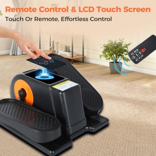 ESL Under Desk Elliptical Machine for Home Office, Seated Pedal Exerciser
