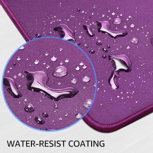 KTRIO Large Gaming Mouse Pad, Desk Mat, 31.5 x 15.7 in, Violet Purple, XXL