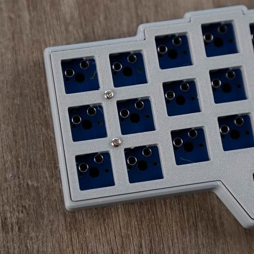 YMDK 2.4Ghz Wireless Split Keyboard Corne V4 46 Keys Ergonomic Hotswappable 40% Layout 3D PLA Vial All Key Programmable Mini Independent Gaming Keyboard Kit