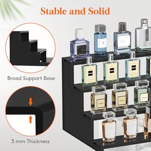 Lifewit 12" Perfume Organizer, Cologne Stand Tool-Free Assembly, 2 Pcs