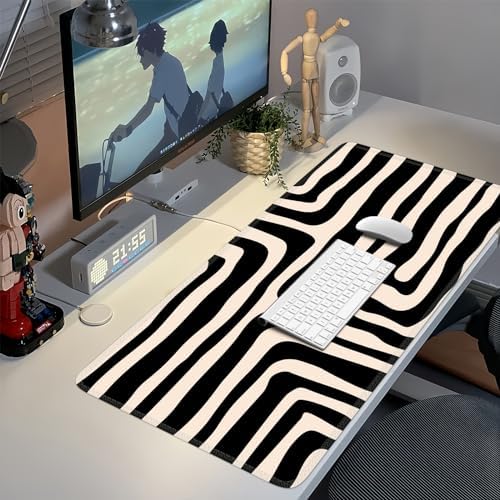 iCasso Gaming Mouse Pad (35.4x15.7 in), Keyboard Mouse Mat for Work, Curve
