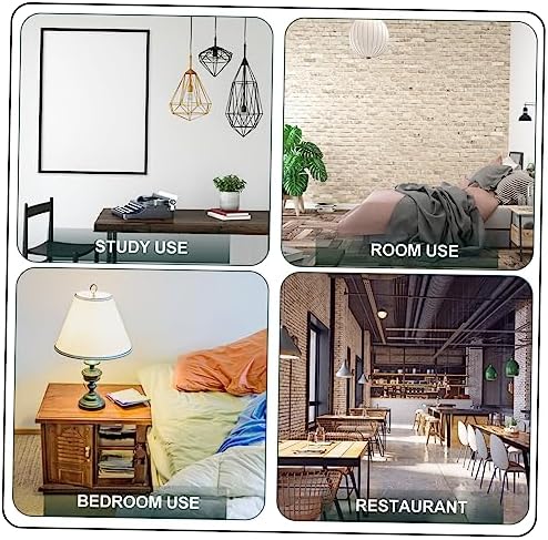 Uonlytech Durable Cloth Lamp Shade for Screw Chandelier Dust Cover for Table Floor Wall and Pendant Lamps Soft Light Filter for Living Room Bedroom and Room Mid Design