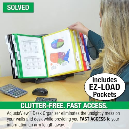 Ultimate Office AdjustaView Expandable Desk Reference Display Organizer 20C