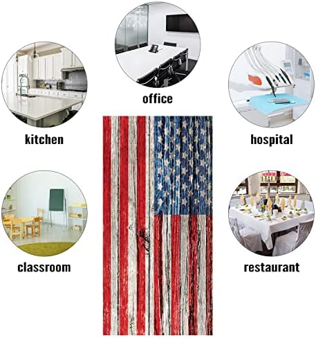 Fluorescent Light Cover Decorative Ceiling Light Filters,USA Pattern,for Classroom Office Hospitals Home Ceiling Decorative,2ft x 4ft,Beige Blue Red