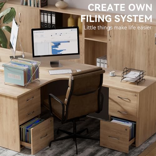 ThinkTex Plastic Expanding Hanging File Folders, 7 * 1.2" Accordion Pockets