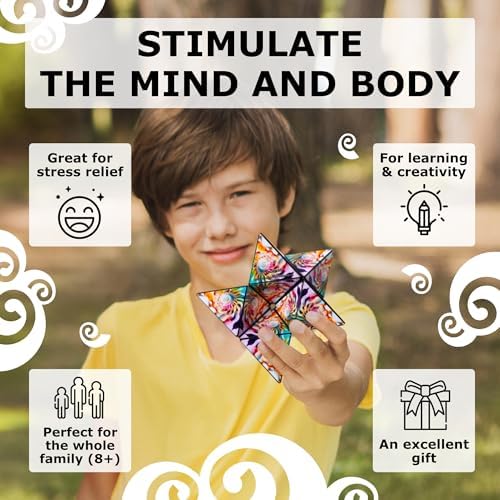 Shashibo OCTA Magnetic Puzzle Toy, Stress Relief Fidget Toy