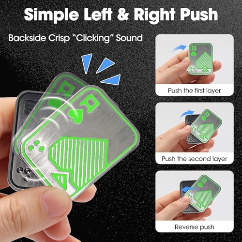 Fidget Slider, Poker Push Card, Fidget Toys Adults, Fidget Clicker