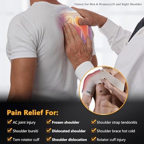 SPOTBRACE Shoulder Brace Torn Rotator Cuff Shoulder Compression Sleeve XS/S