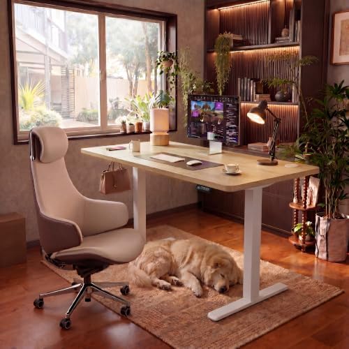 Furmax 48 Inches Electric Height Adjustable Standing Desk Home Office Desk