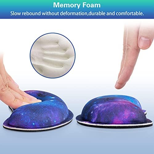Mouse Wrist Rest, Canjoy 2 Pack Wrist Rest for Mouse Memory Foam Wrist Pad
