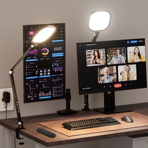 2 Packs Video Conference Light for Computer, Webcam, Video Recording