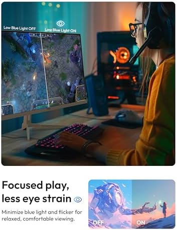 Pixio PX275 Wave 27 inch 100Hz Refresh Rate QHD 1440p Resolution IPS Panel 1ms MPRT Response Time Gaming Monitor with Adaptive Sync
