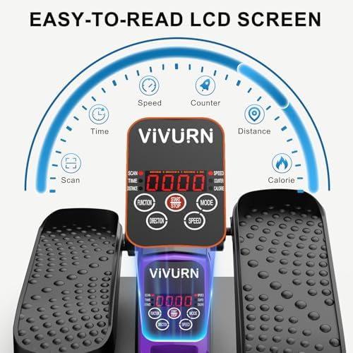 Under Desk Elliptical Leg Exerciser While Sitting for Seniors